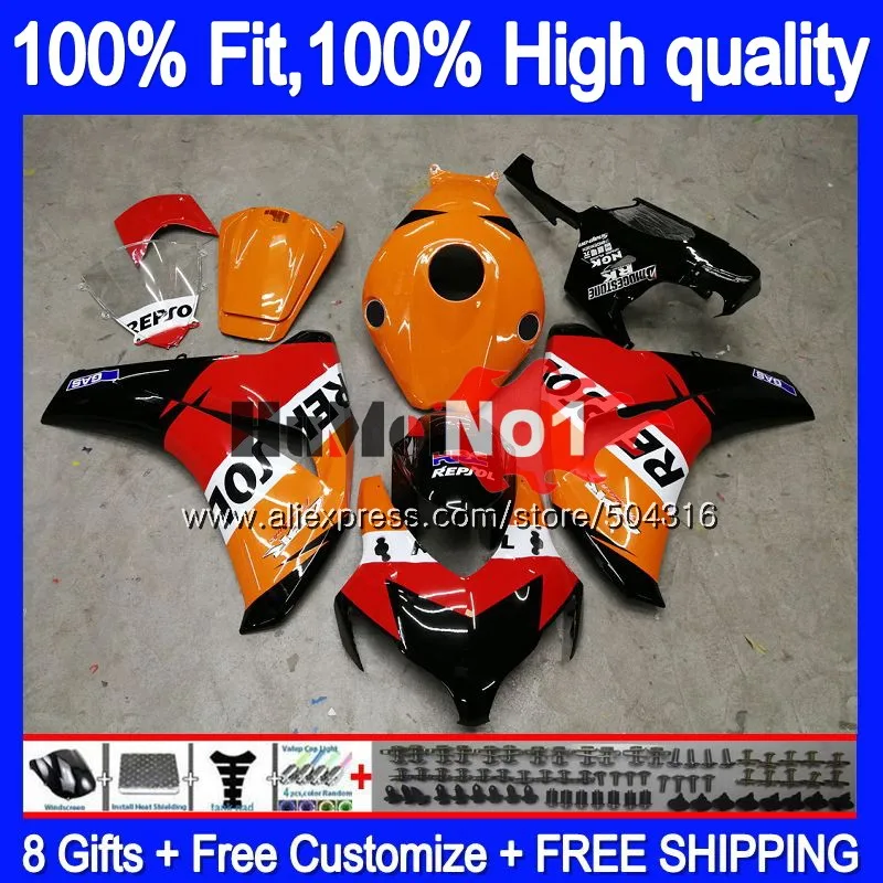 Инъекция OEM для HONDA CBR1000 CBR 1000 RR CC 48MC.185 1000RR 2008 2009 2010 CBR1000RR 08 09 10 11 обтекатель горячего