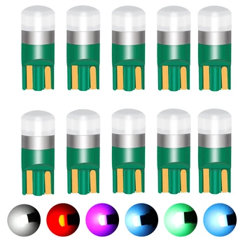 

10PCS Car T10 Led W5W 3030 Led Bulbs Clearance Wedge Parking Lights Interior Dome Light Reading Lamp Bulb 12V White