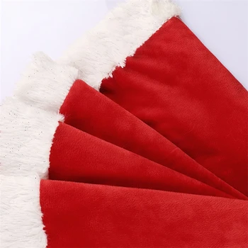 

Christmas Tree Skirt Base Collar Around Cover with Delightful Legs Xmas New Year GXMA