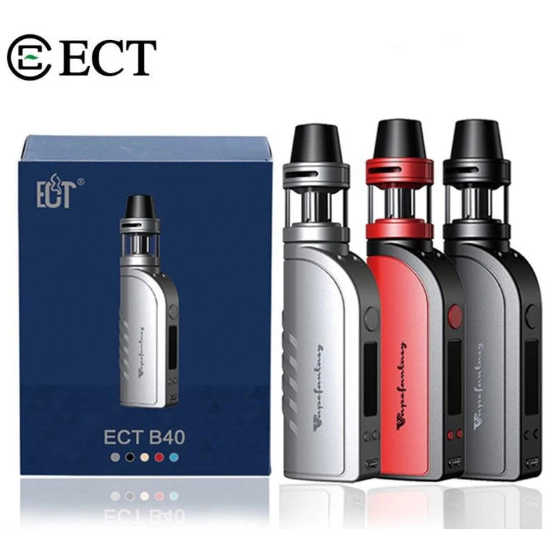 Последние 7 комплектов! ECT B40 стартовый набор электронная сигарета 2200 мАч мод 40 Вт 2