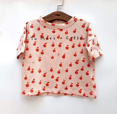 BC/брендовая модная детская хлопковая Футболка топы для мальчиков и девочек, футболка детская футболка одежда для малышей Летняя одежда - Цвет: t shirt