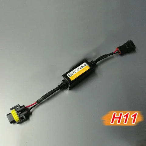 H4 H7 H11 H9 H8 H11 9005 9006 Car Load Resistor Error Canceller LED Decoder Canbus Free Wiring Canceller Decoder Light