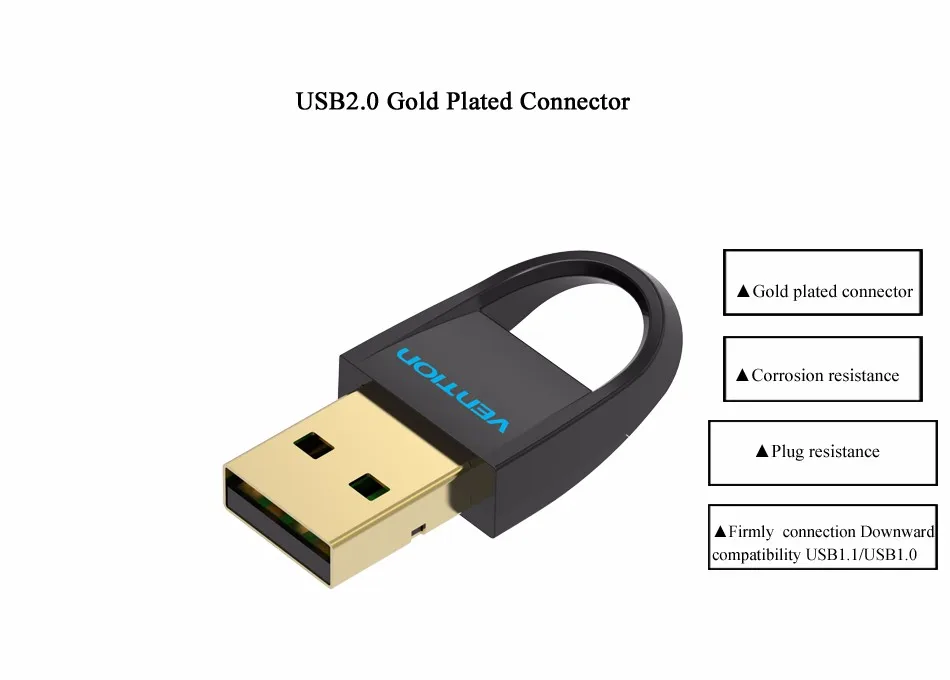 Vention USB Bluetooth адаптер V4.0 Двойной режим беспроводной bluetooth-ключ CRS аудио приемник адаптер для Win7/8/XP планшетный компьютер