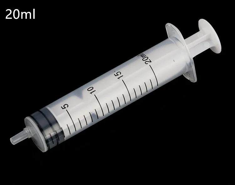 1pcs 20ml 5pcsOne-off 2 мл 5 мл инжекторы чернильный картридж Домашние животные питательный образец измерительный шприц для измерения питательных веществ моторинг приложений - Color: 1pcs 20ml