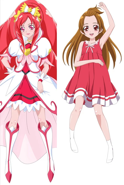S3 Аниме Pretty Cure Dakimakura Чехол Precure персонажи Hishikawa Rikka& Aoki Reika чехол для подушки hujou Hibiki Hugs чехол - Цвет: S3