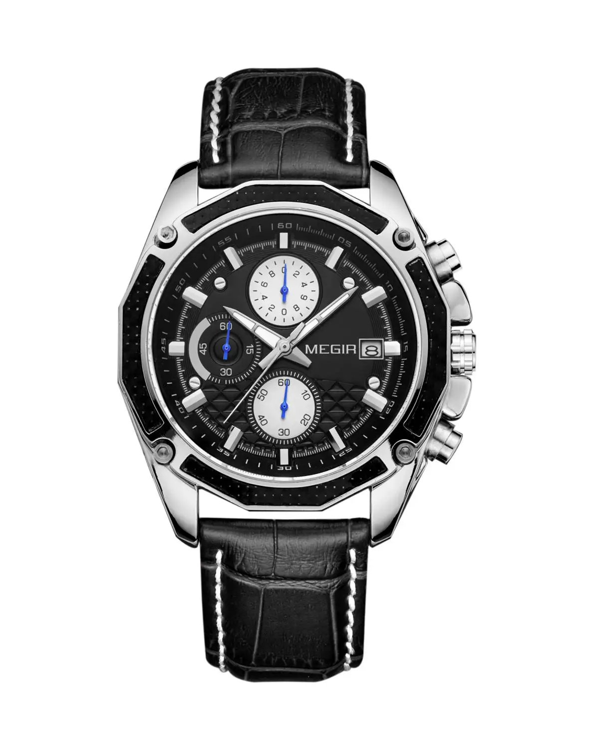 

MEGIR mens watches top brand luxury Multi-function timing quart watch 2015 Clock Relogio Masculino