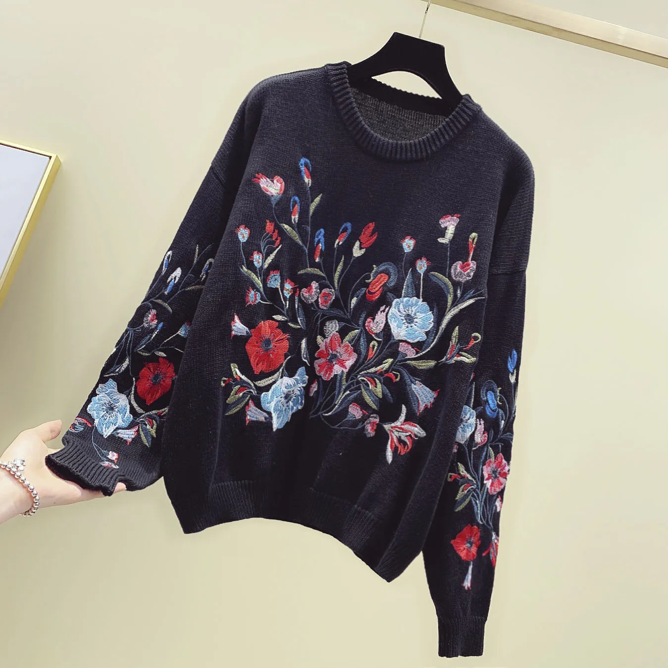 Gaspard Rib Knitted Jumper Sweater Women Winter