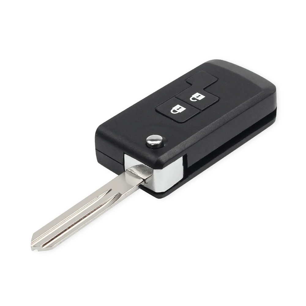 KEYYOU крой/необработанное лезвие 3 кнопки модифицированный флип-пульт дистанционного ключа оболочки корпуса для Nissan Micra 350Z Pathfinder, Navara замена ключа