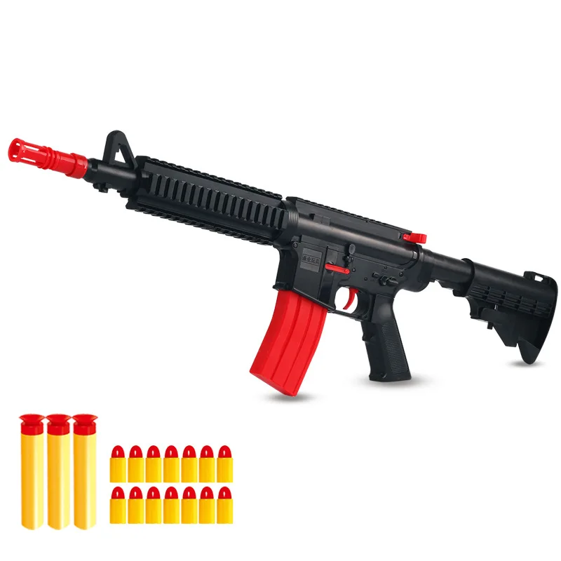 M416 Soft Bullet Manual Toy Gun Airsoft Guns Weapon For Children Boys Kids With Bullet Darts Toy