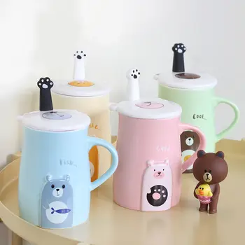 

Cartoon Cup Ceramic Mug Coffee Cup Household Cup Couple Ceramic Cup Holiday Gift Mugs Tumblers Coffee Mugs Wine Tumbler Grinch