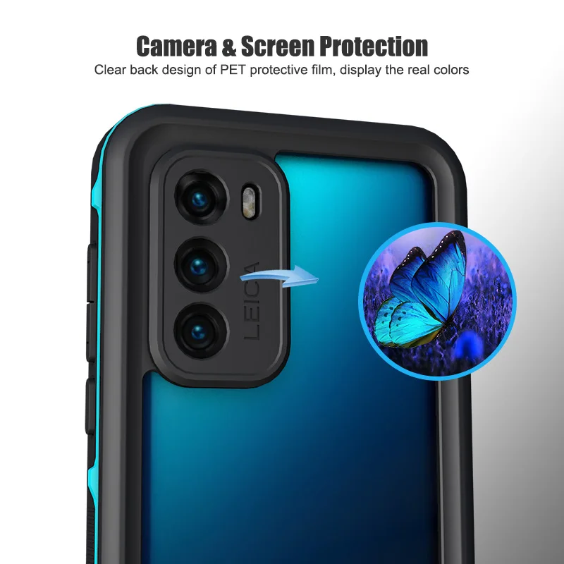 IP68 Underwater phone Case for Huawei P20 P30 P40Pro Covers Shockproof Diving Waterproof Case for P40 Pro Water Proof  Cases