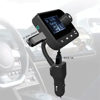 

Wireless Bluetooth FM Transmitter FM Modulator Car Mp3 Player Support TF Hand Free USB Charger Digital Display Car Accessory