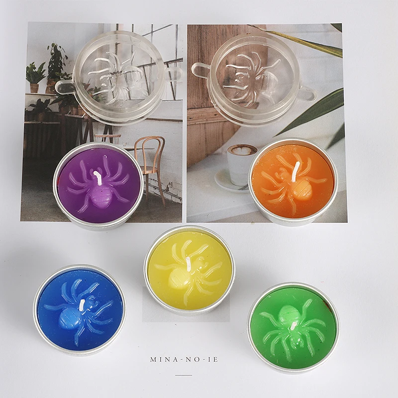 

spider shape pattern candle making molds pc material separated candle moulds cute small manual aromather mold for home dec lz59