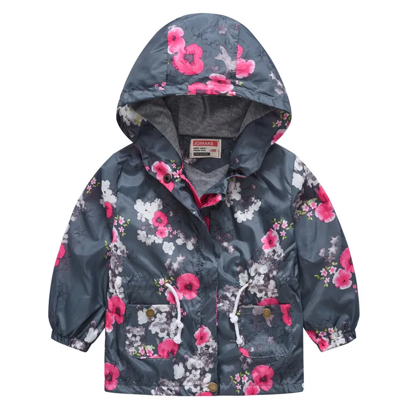 Autumn Winter Boys Girls Jackets Outerwear Children Hooded Windbreaker Coats Infant Waterproof Hoodies Toddler Baby Coat Kids - Цвет: As shown