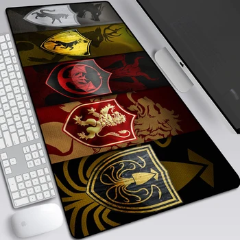 

Game Of Thrones Large Pad Mouse Mat Anime Print Computer Gamer Locking Edge Mousepad Keyboard Mice 30x80cm