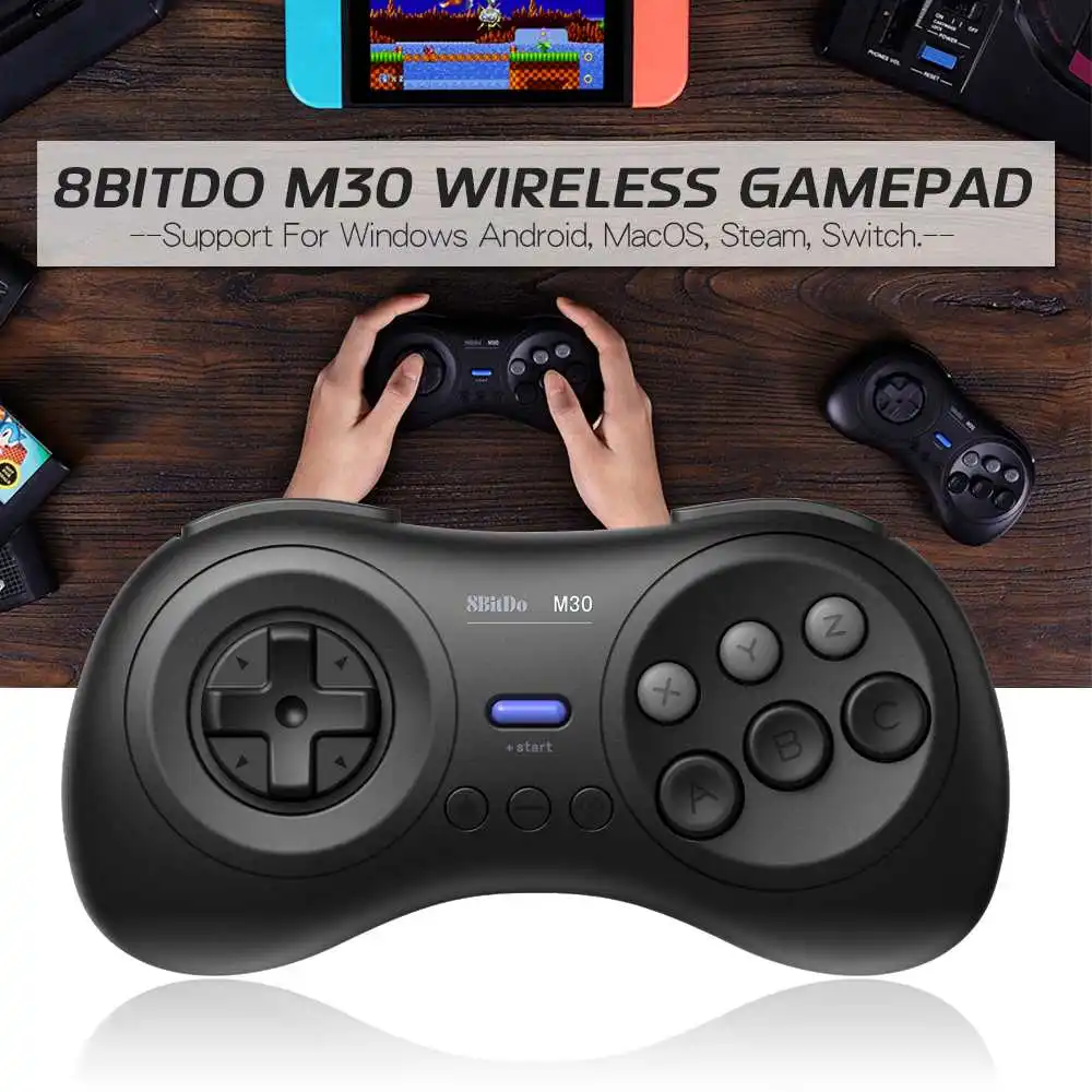 8Bitdo M30 bluetooth беспроводной геймпад игровой контроллер для переключателя для паровой Android для Windows