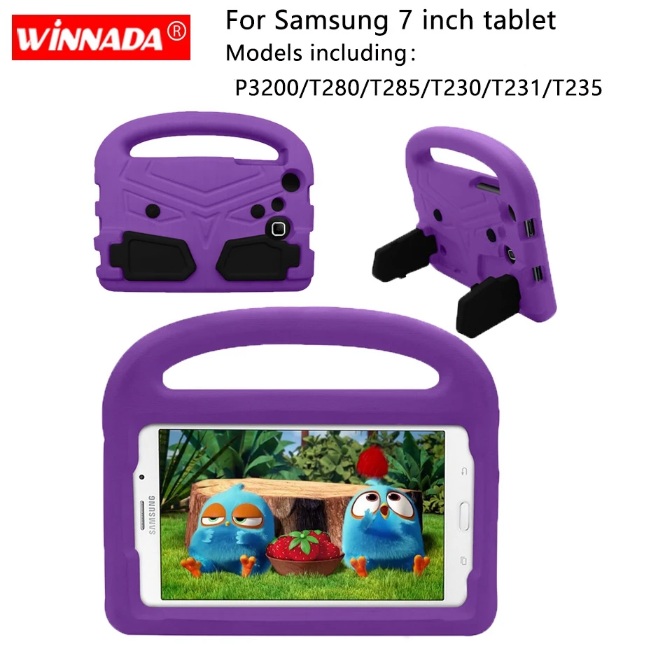 Чехол для Samsung SM T280 T285 детский чехол планшета EVA подставка Tab 3 7 0 P3200 4 T235 T230 T231|Чехлы