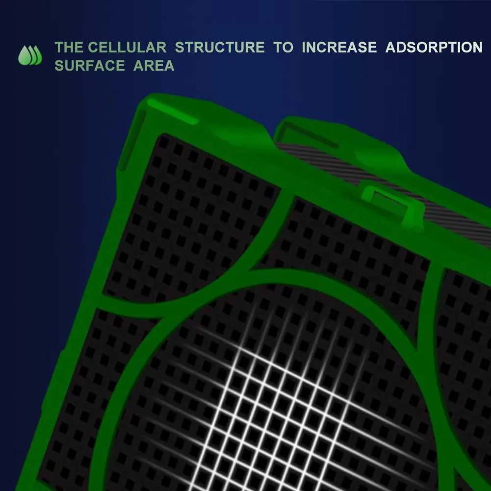 Черепаха активированный уголь для очистки воды магнитный сменный многоразовый аквариумный фильтр для аквариума низкий уровень шума сильные адсорбционные кубики