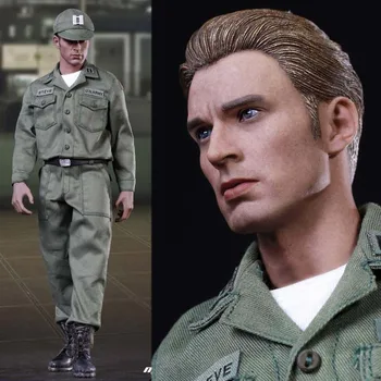 

1/6 Stealth Edition Captain America Uniform Edition with head sculpt body model for action figure collection toy