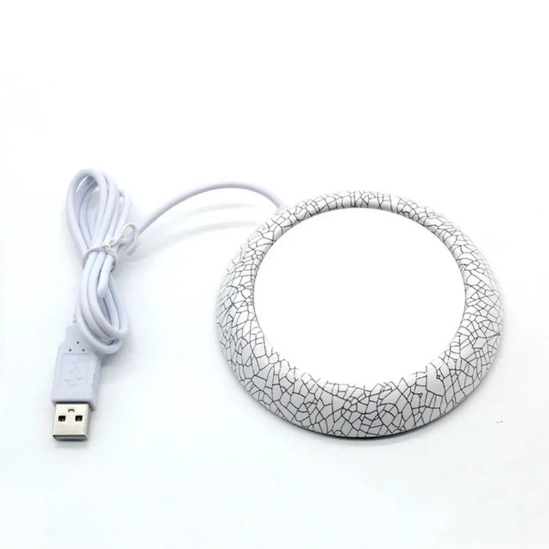 Mrosaa 5V usb-нагреватель, Дерево Зерно тепловой нагреватель для молоко чай кофе кружка горячие напитки стакан коврик, кухонные инструменты тепловой er Coast er - Цвет: 2