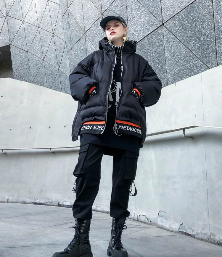Max LuLu, модные корейские парки, женские готические ветровки, женские Роскошные зимние куртки с капюшоном, винтажные теплые пальто, большие размеры