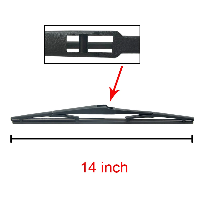 MIDOON Rear Wiper Arm& Blade for Porsche Cayenne 2011 2012 2013