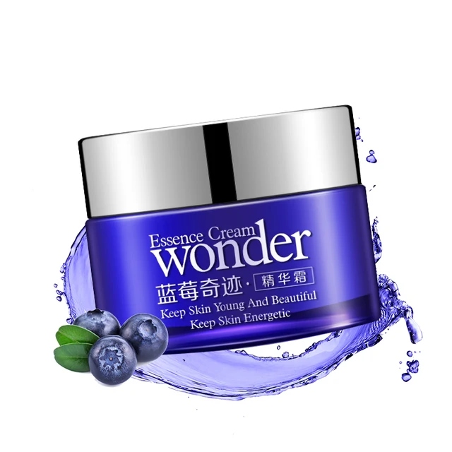 BIOAQUA – kit de soins pour le visage, crème hydratante à la myrtille, Essence liquide, Toner, pour les yeux, blanchissant, hydratant, 4 pièces/lot