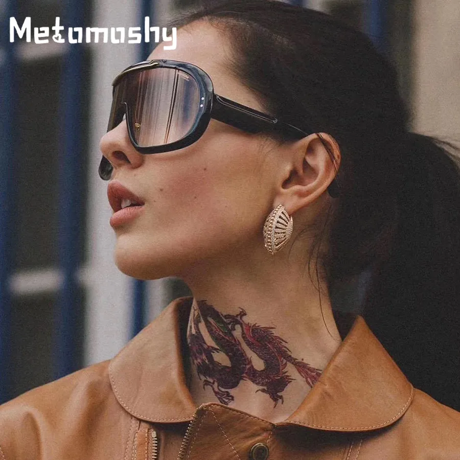 

2019 Oversized Square Sunglasses Brand Designer Men Polarized Glasses Fashion Red Black Clear Lens Men Gafas Shade Mirror UV400