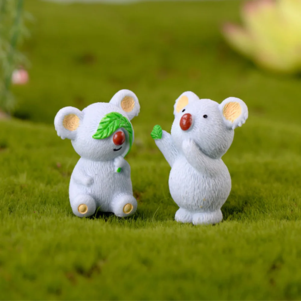 Смола милые повседневные модели Koalas украшения для суккулентов креативные ремесла Декор автомобиля Приборная панель декор украшения Новое поступление