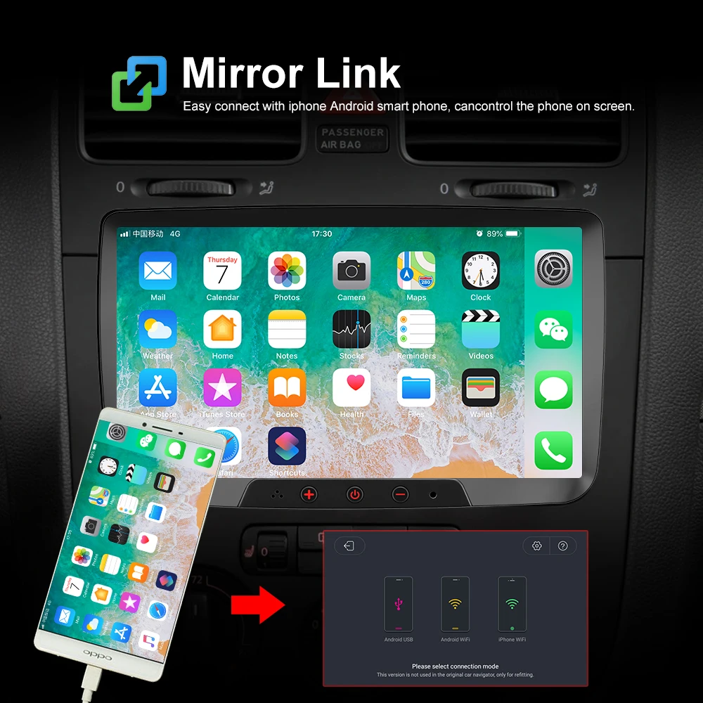 Podofo 2din Android 8,1 Автомагнитола " Авторадио автомобильный мультимедийный плеер gps Mirrorlink стерео для Renault Duster/Logan/Dokker
