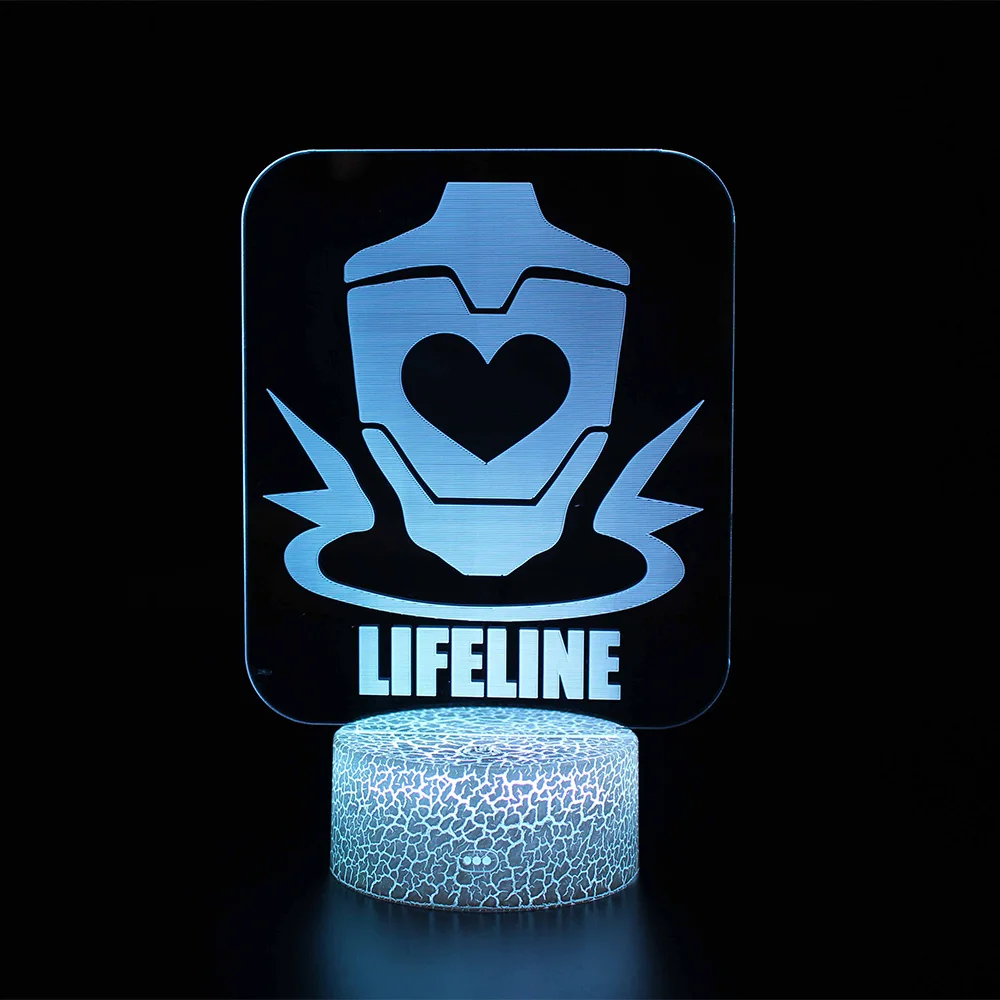 APEX Legends Lamps Toy Touch Nightlight LED Sleep Light RGB Remote Control Projection Lamp Children Gifts Battle Royale