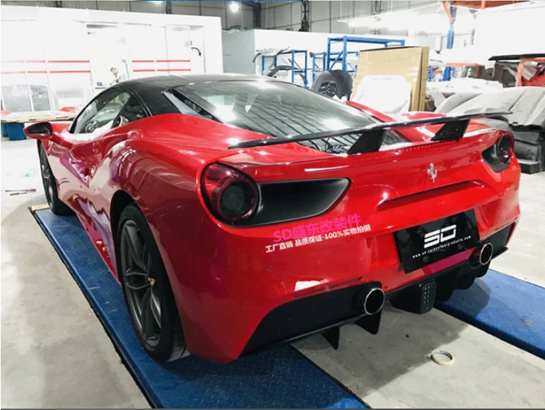 Высокое качество углеродного волокна заднее крыло багажника спойлер для Ferrari 488 GTB Spider