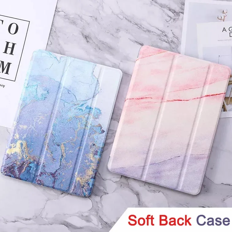 

For iPad 2 3 4 iPad Air/Air 2 Marble Pattern Silicon Bcak Case For iPad 2017 2018 9.7 Pro 10.5 iPad Air 2 Mini 123 Mini 4 5 Case