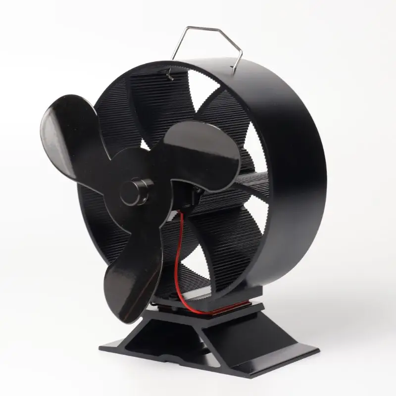3 Blades Heat Powered Stove Fan for Log Wood Fireplace Burner Eco Friendly Quiet Fan