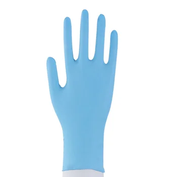 

100PCS Rapid Transit Nitrile Gloves Blue Food Grade Waterproof Free Disposable Safety Work Gloves Nitrile Disposable Gloves
