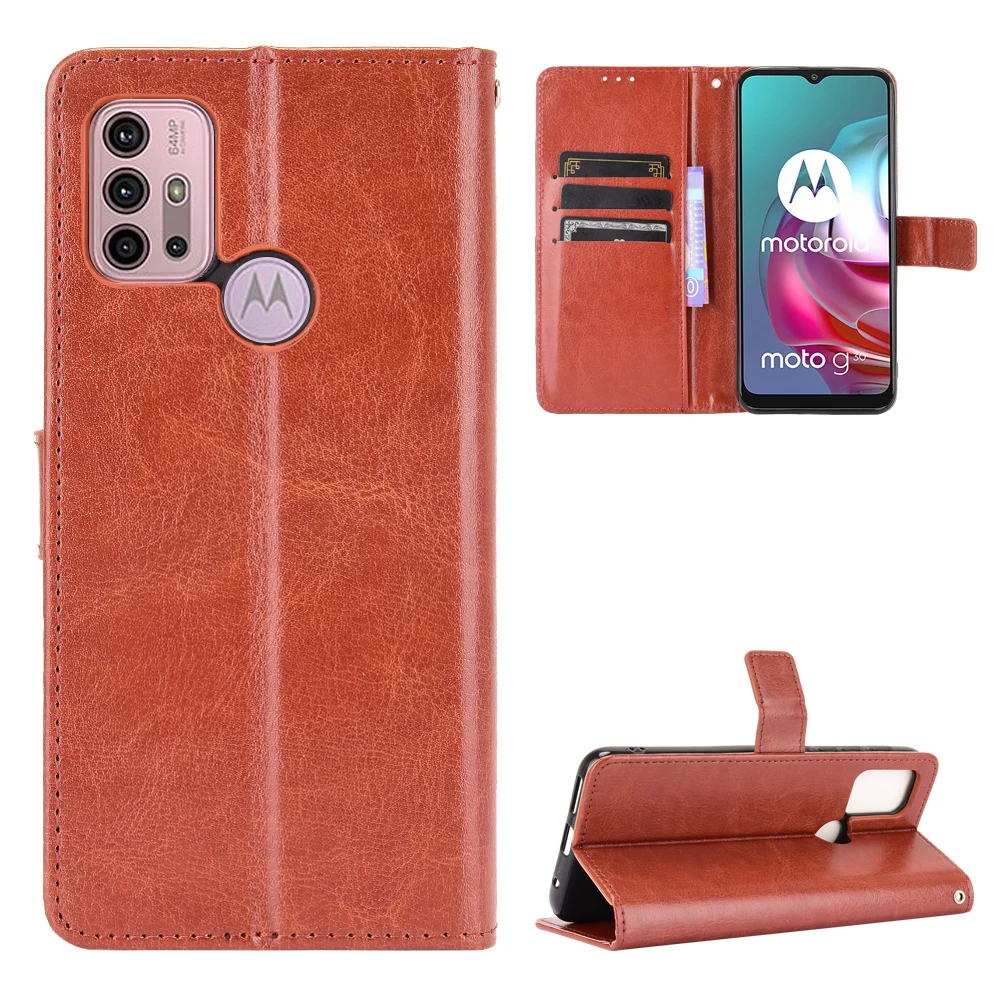 With Card Pocket plain Luxury Wallet case for Motorola Moto G30 G10 E7  Power G8 G9 Plus E6i G Stylus One 5G Ace Edge S Cover - AliExpress  Cellphones & Telecommunications