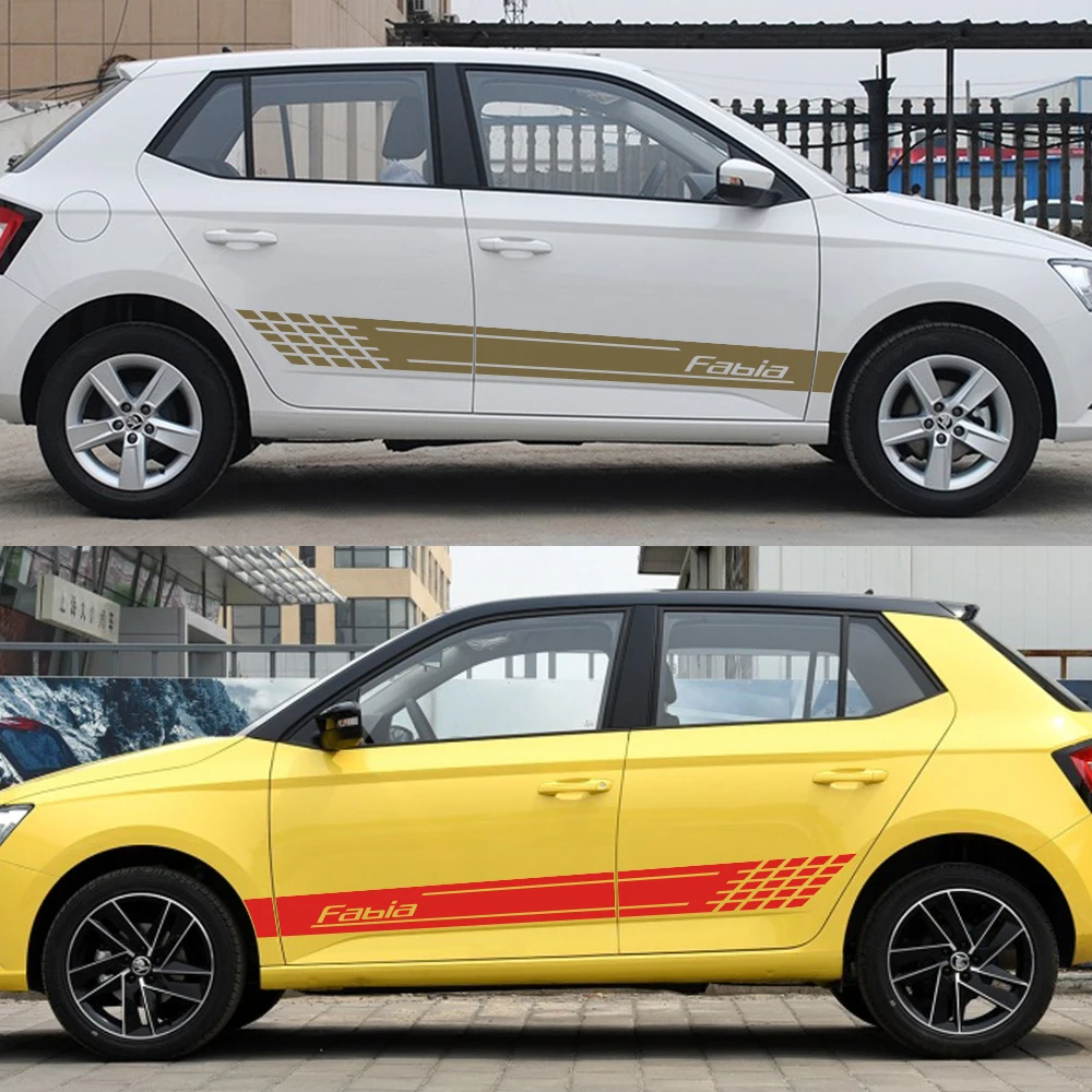Skoda Rapid Spaceback per Kombi e Limousine - EVO adesivi laterali adesive auto sticker