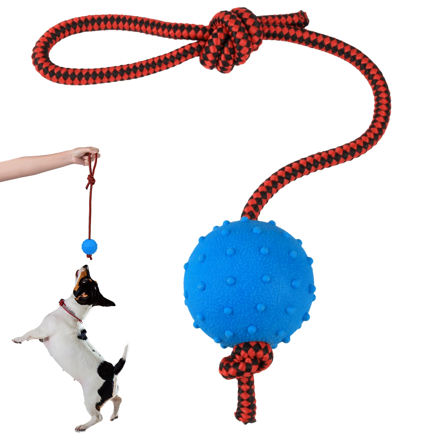 Indestructible Dog Ball Pet Dog Training Toy Puppy Tug Balls Toys Pet
