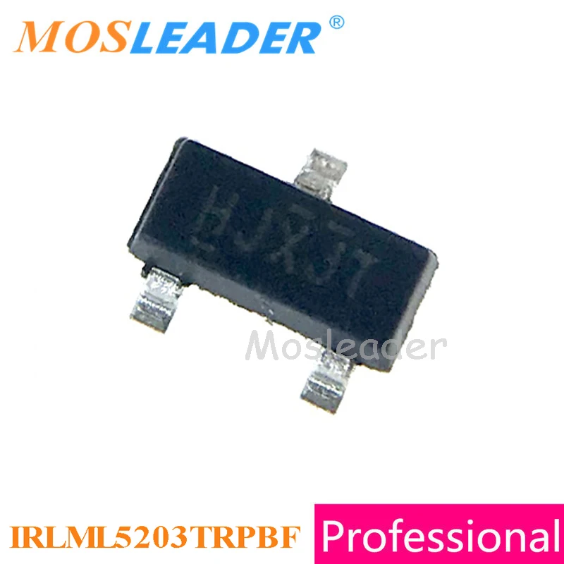10 Transistors International Rectifier IRLML5203TRPBF - SOT-23 - MOSFET N-Channel - RoHS
