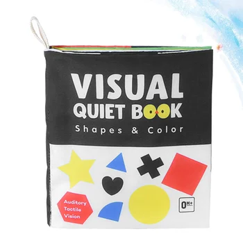 

1Pc Cloth Book Stereoscopic Creative Portable Funny Early Learning Book Fabric Book Vision Cloth Book for Baby Toddlers
