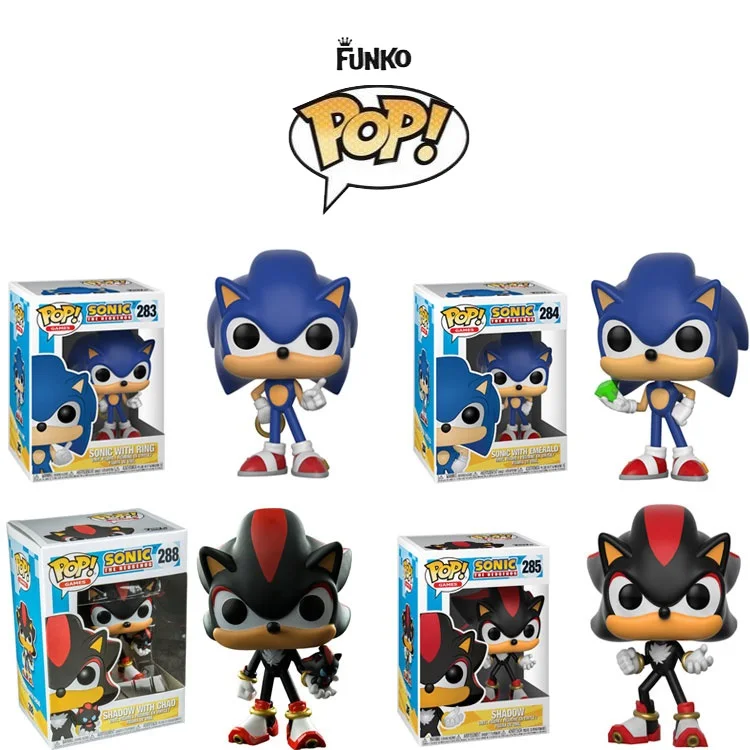 FUNKO POP SUPER SONIC виниловые куклы #283 Коллекционная модель Виниловая фигурка Коллекционная модель с коробкой