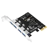 4 Port USB 3.0 PCI-E Expansion Card PCI Express PCIe USB 3.0 HUB Adapter 4-Port USB3.0 Controller USB 3 0 PCI e PCIe Express 1X ► Photo 1/6