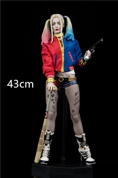 

Crazy Toys 1: 4 DC Suicide Squad Harley Quinn PVC Action Figure Doll Anime Collectible Model Toys gifts 43cm