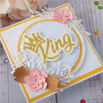 

InLoveArts King Queen Letter Dies Crown Word Metal Cutting Dies New 2020 Card Making Scrapbooking Embossing Cut Craft Die Cut