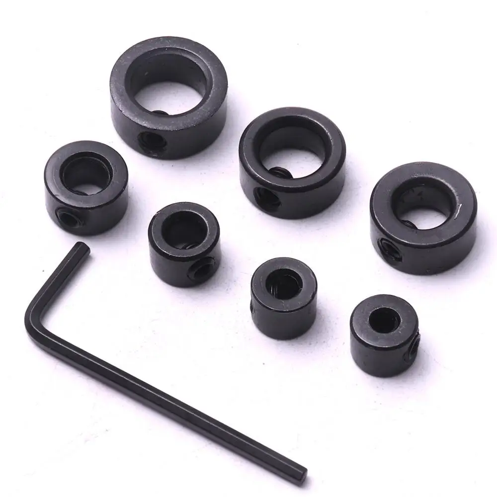 New 7Pcs Mini Drill Chucks diameter 3 12mm Carbon steel Round Drill