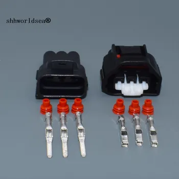 

shhworldsea 3 Pin Female Male Auto Sensor plug For Toyota 11261 1JZ TPS Connector non E Throttle Automotive Plug 7283-1133-10