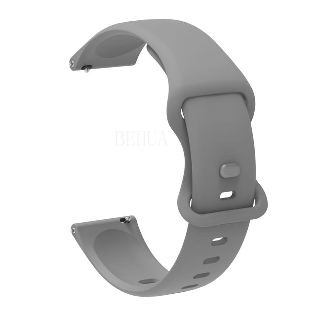 22mm Silicone WatchBand For Haylou RS3 LS04 / RT LS05S Strap Smart Wristband Bracelet For Haylou Solar LS02 Band WristStrap