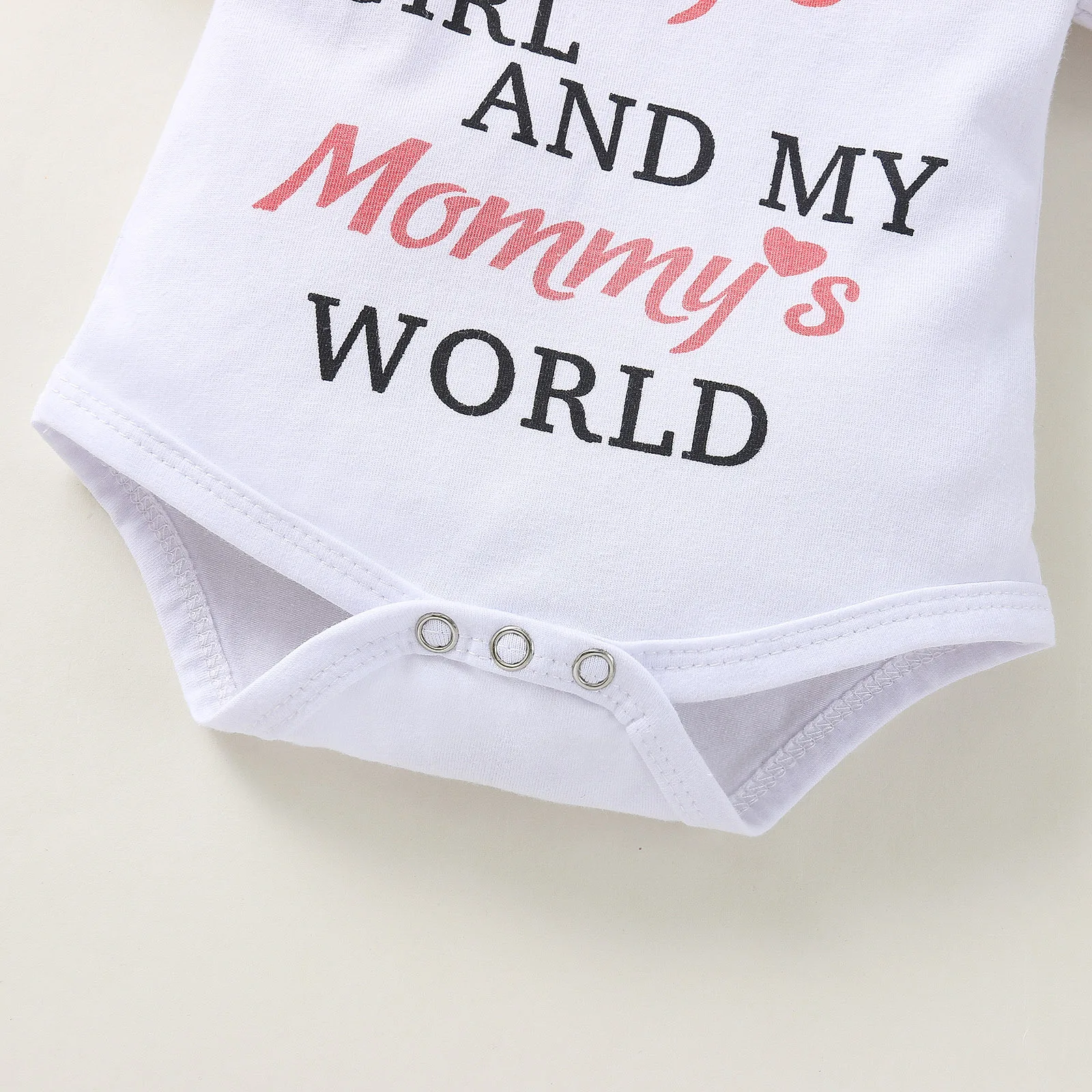 menina, papai mamãe mundo impressão, babados florais Bloomers shorts com bandana