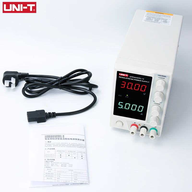 UNI-T Линейный источник питания постоянного тока UTP3313TFL-II UTP3315TFL-II импульсный стабилизатор напряжения 110 В/220 В лабораторный ремонт DIY мультиметр