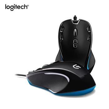 

Logicool G300s Gaming Mouse programmable buttons left and right symmetry USB 2500 DPI